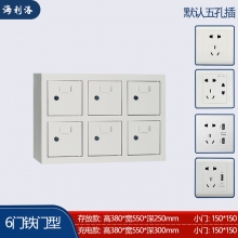 海利洛6門手機(jī)存放柜經(jīng)濟(jì)型鐵門款